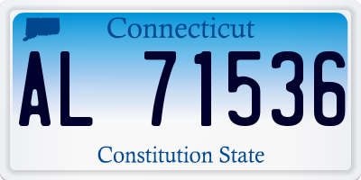 CT license plate AL71536