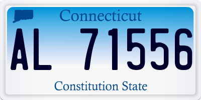 CT license plate AL71556