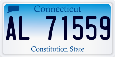 CT license plate AL71559