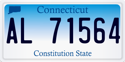 CT license plate AL71564
