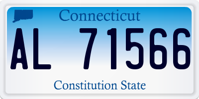 CT license plate AL71566