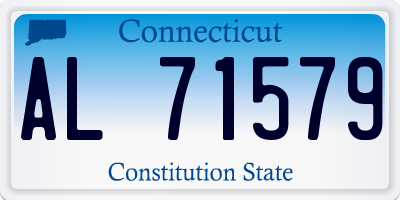 CT license plate AL71579