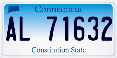 CT license plate AL71632