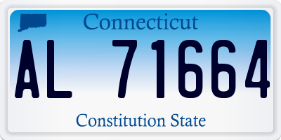 CT license plate AL71664