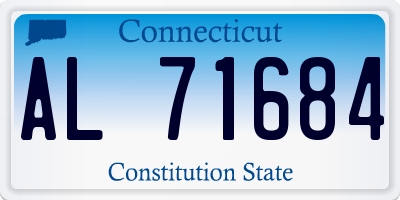 CT license plate AL71684