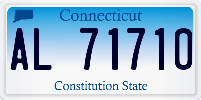 CT license plate AL71710