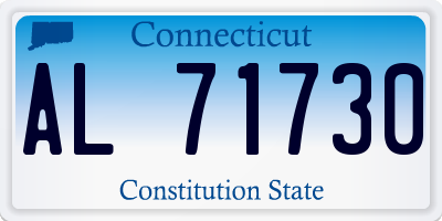 CT license plate AL71730