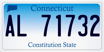 CT license plate AL71732