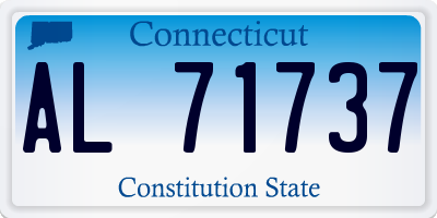 CT license plate AL71737