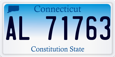 CT license plate AL71763
