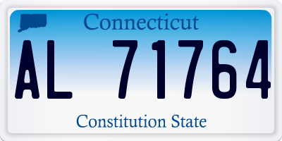 CT license plate AL71764