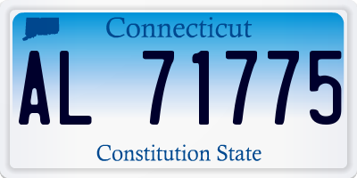 CT license plate AL71775