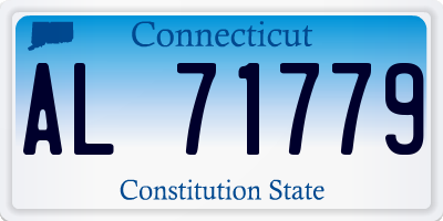 CT license plate AL71779