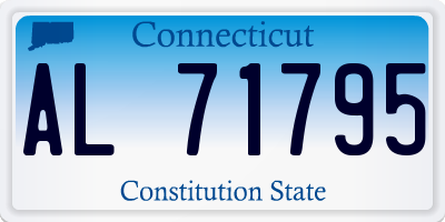 CT license plate AL71795