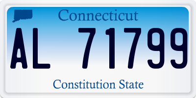 CT license plate AL71799