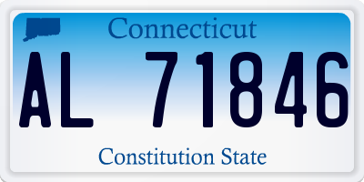 CT license plate AL71846