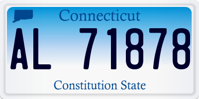 CT license plate AL71878
