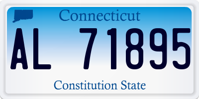 CT license plate AL71895