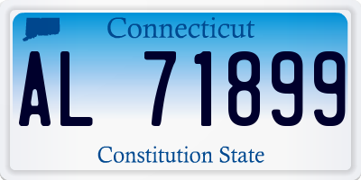 CT license plate AL71899