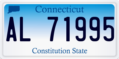 CT license plate AL71995