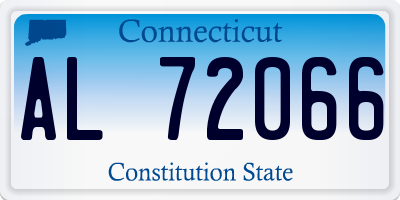 CT license plate AL72066