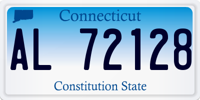 CT license plate AL72128