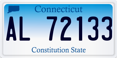 CT license plate AL72133