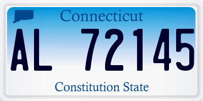 CT license plate AL72145