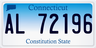 CT license plate AL72196