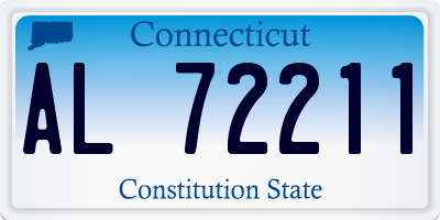 CT license plate AL72211