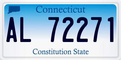 CT license plate AL72271