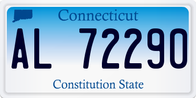CT license plate AL72290