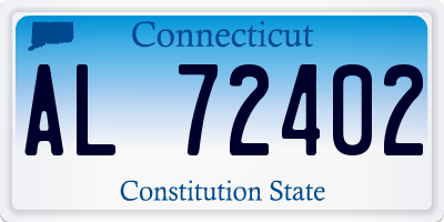 CT license plate AL72402