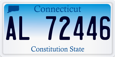 CT license plate AL72446