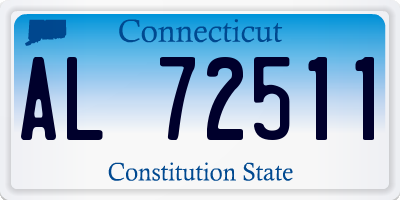 CT license plate AL72511