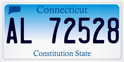 CT license plate AL72528