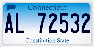 CT license plate AL72532