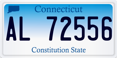 CT license plate AL72556