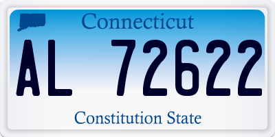 CT license plate AL72622