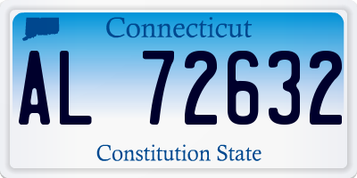 CT license plate AL72632
