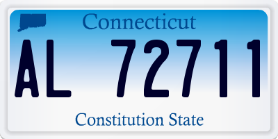 CT license plate AL72711