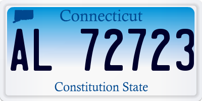 CT license plate AL72723