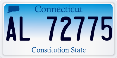 CT license plate AL72775