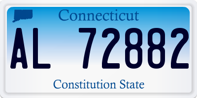 CT license plate AL72882