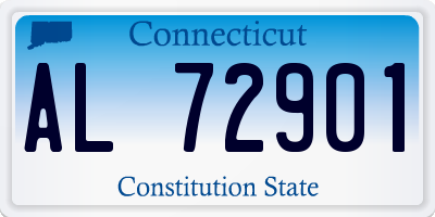 CT license plate AL72901