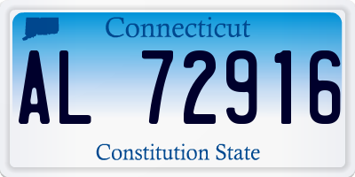 CT license plate AL72916