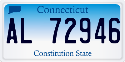 CT license plate AL72946