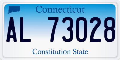 CT license plate AL73028
