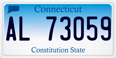 CT license plate AL73059