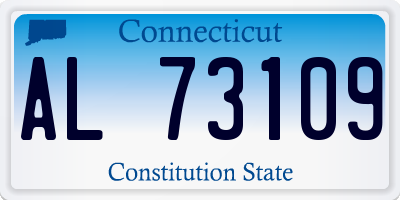 CT license plate AL73109